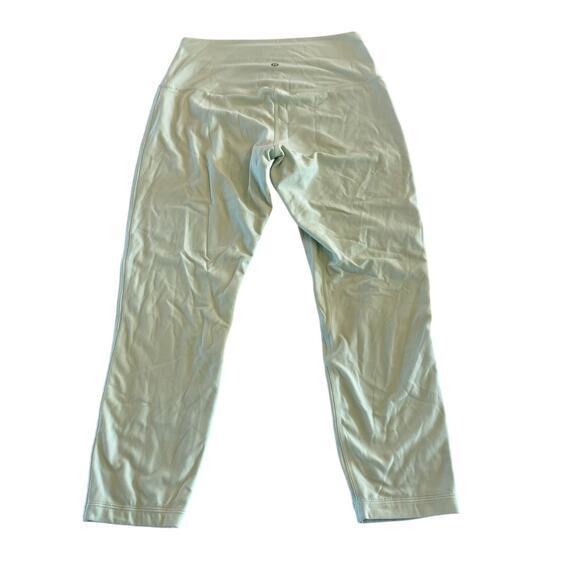 Lululemon Align High-Rise Crop Leggings Size 10 in Creamy Mint - Picture 4 of 13
